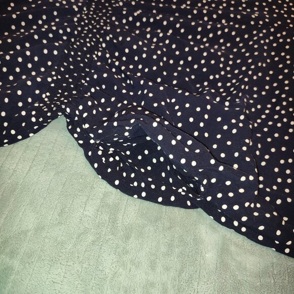 Summer Romper Polka Dots Size XL Light Comfy Cozy Pockets Elastic Waistband - Picture 5 of 15